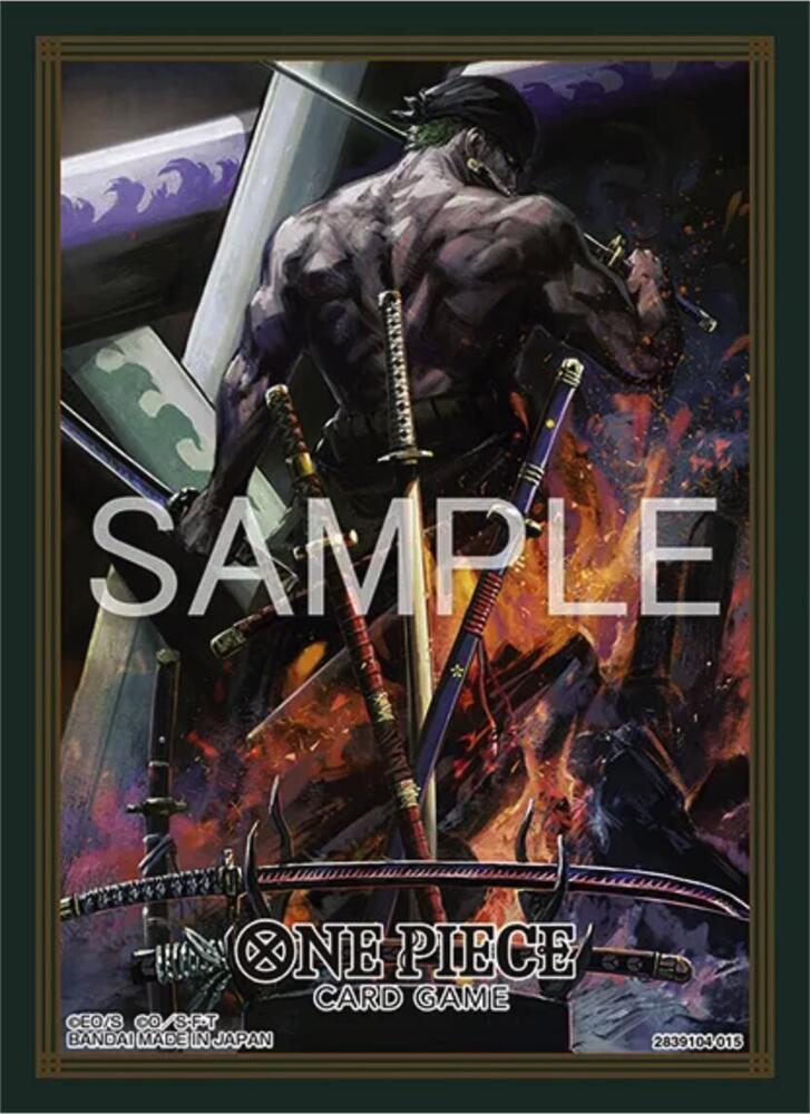 One Piece Card Game Official Sleeves - Roronoa Zoro (70-Pack