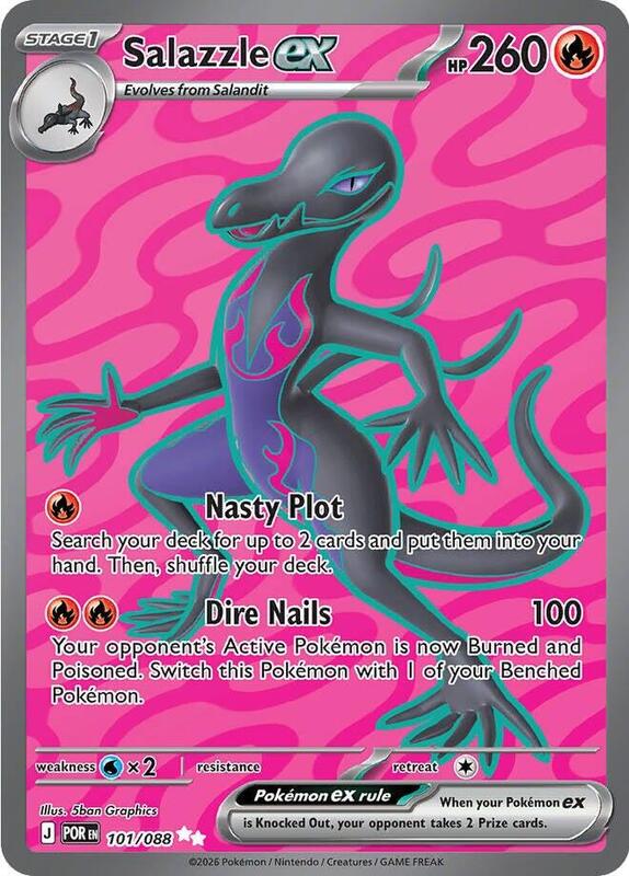 Salazzle ex 101/088 from ME03: Perfect Order