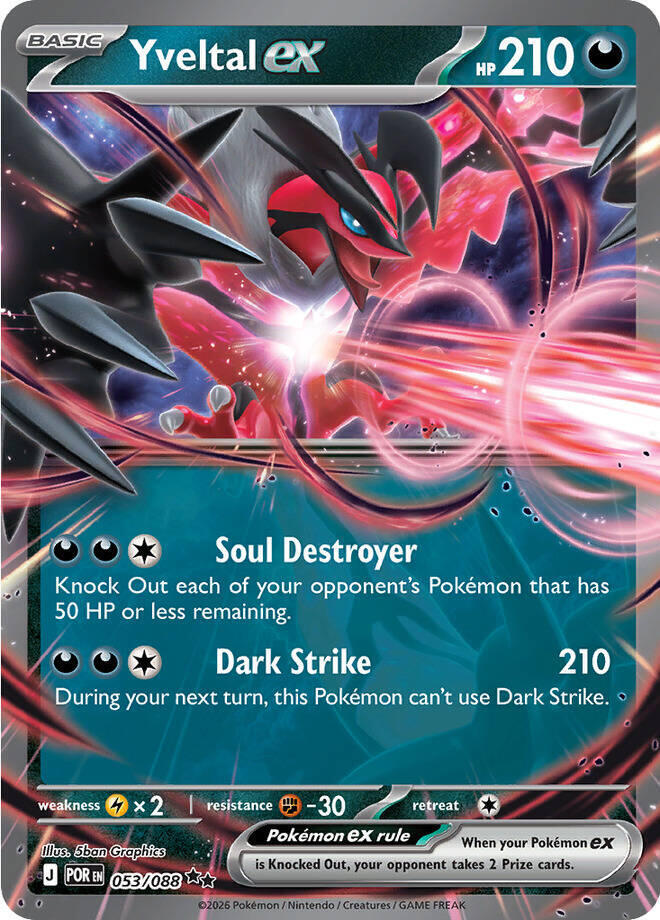 Yveltal ex - 053/088 053/088