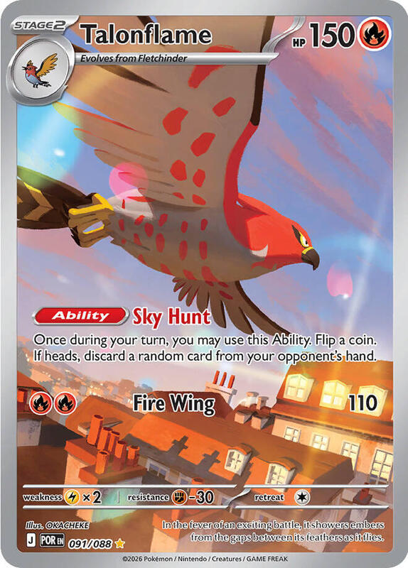 Talonflame 091/088 from ME03: Perfect Order