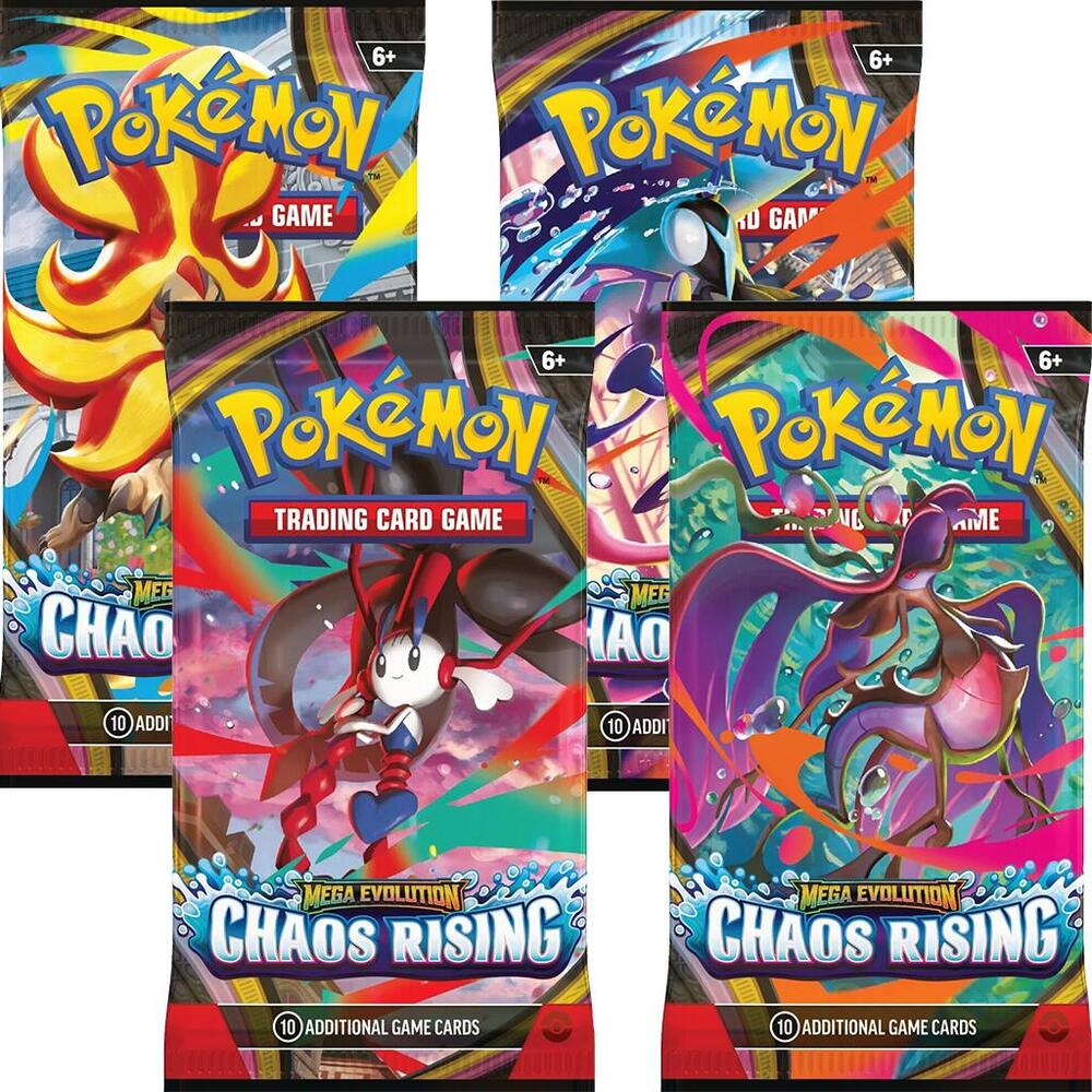 Chaos Rising Booster Pack Art Bundle [Set of 4]