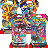 Chaos Rising Sleeved Booster Pack Art Bundle [Set of 4] from ME04: Chaos Rising pre-release Pokemon product image