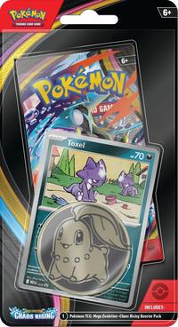 Chaos Rising Single Pack Blister [Toxel] from ME04: Chaos Rising pre-release Pokemon product image