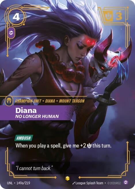 Diana - No Longer Human (Alternate Art) - Unleashed - Riftbound