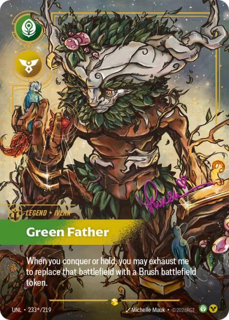Ivern - Green Father (Signature) - Unleashed - Riftbound: League