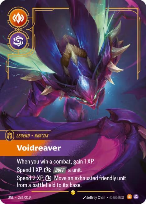 Kha'Zix - Voidreaver (Overnumbered) - Unleashed - Riftbound