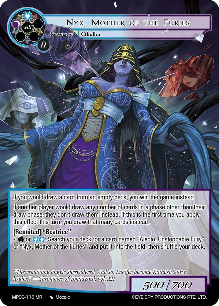 Nyx, Mother of the Furies