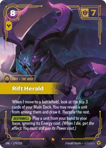 Rift Herald - Unleashed - Riftbound: League of Legends Trading