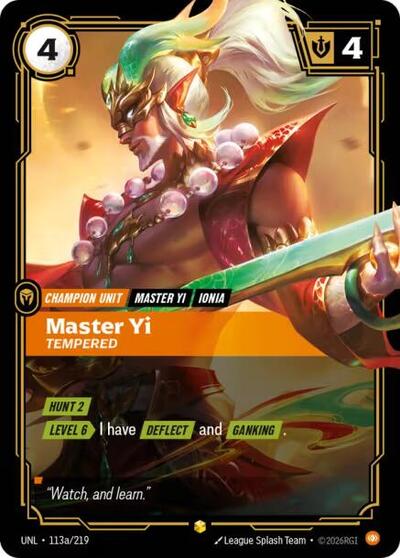 Master Yi - Tempered (Alternate Art)
