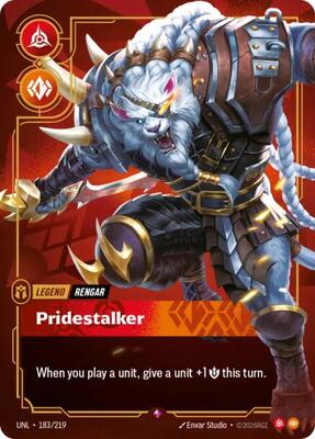 Rengar - Pridestalker - Unleashed - Riftbound: League of Legends ...