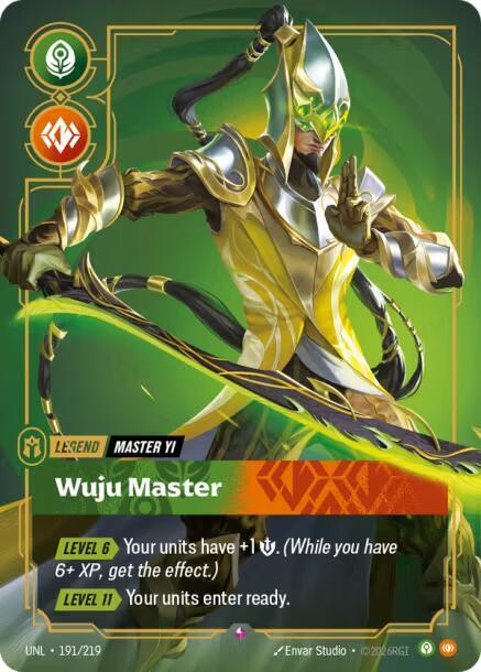 Master Yi - Wuju Master - Unleashed - Riftbound: League of Legends