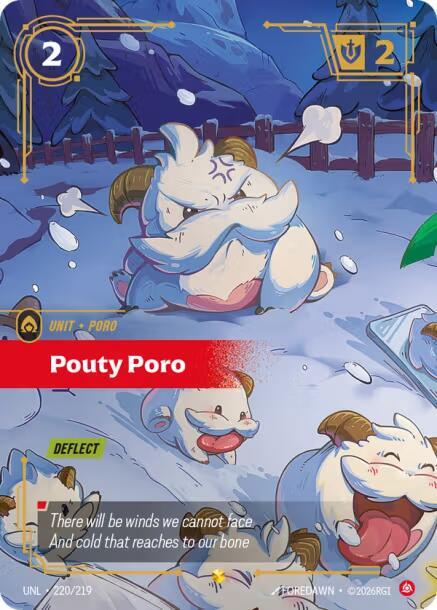 Pouty Poro Overnumbered Price Card Details Unleashed TCG Stacked Pouty Poro Overnumbered Price Card Details Unleashed TCG Stacked