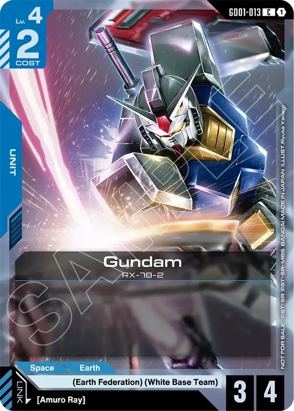 Gundam (GD01-013) (WCS26-27 Participation Pack Vol.1) - Gundam