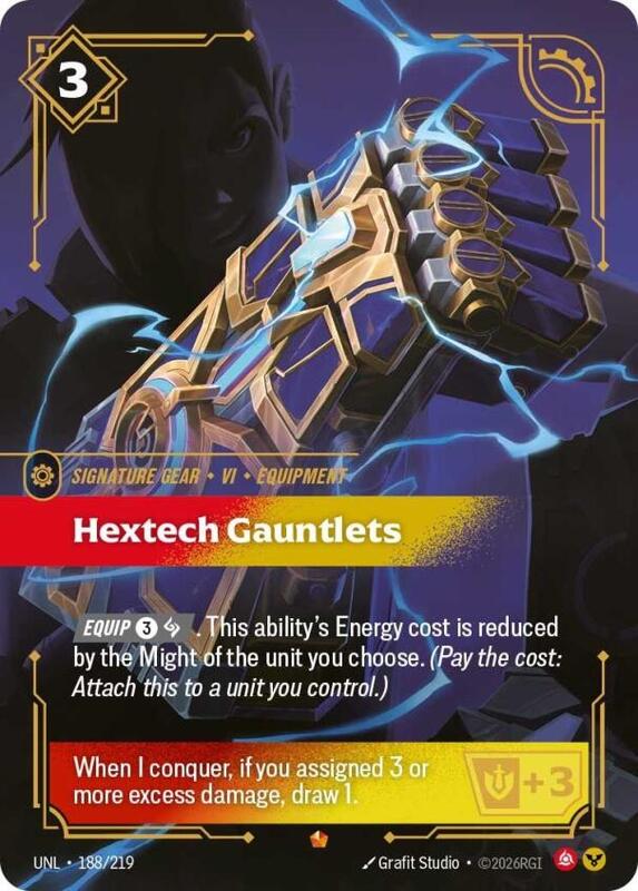 Hextech Gauntlets - Unleashed - Riftbound: League of Legends Trading ...