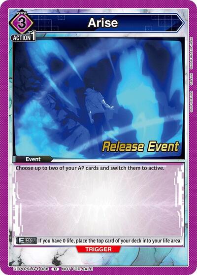 Arise card