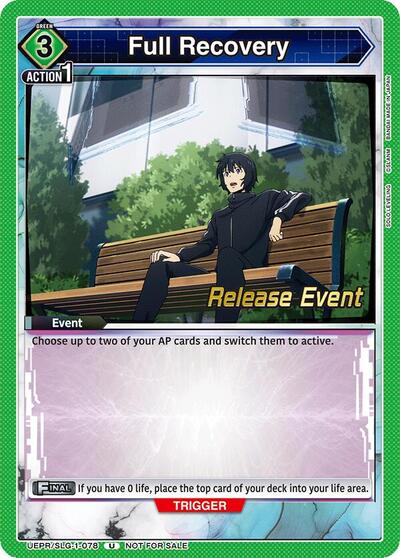 Full Recovery card