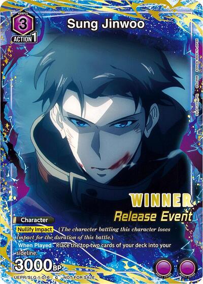 Sung Jinwoo (016) (Release Event Winner) card