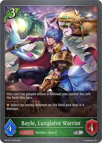Bayle, Luxglaive Warrior