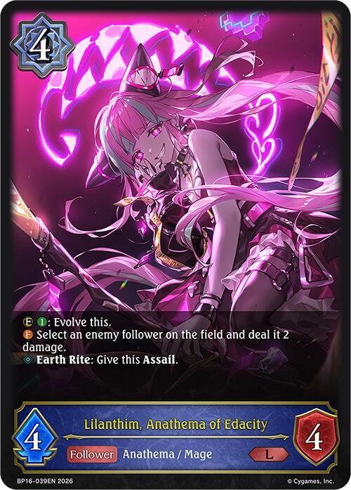 Lilanthim, Anathema of Edacity - BP16: New World Genesis