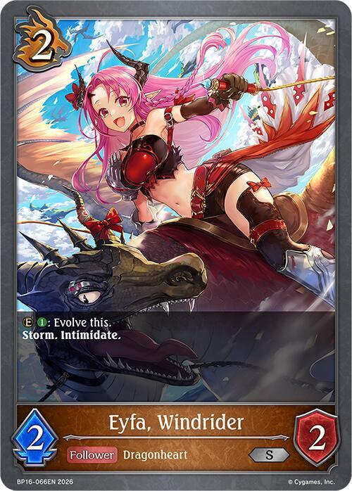 Eyfa, Windrider - BP16: New World Genesis - Shadowverse: Evolve