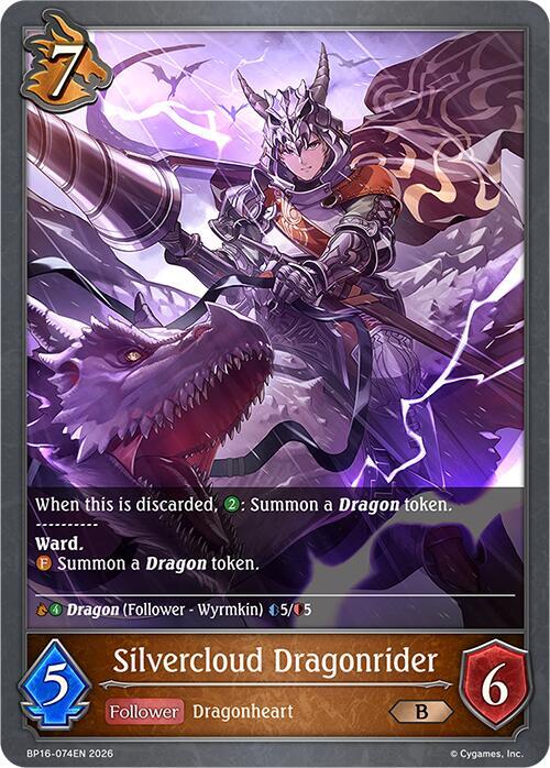 Silvercloud Dragonrider - BP16: New World Genesis - Shadowverse