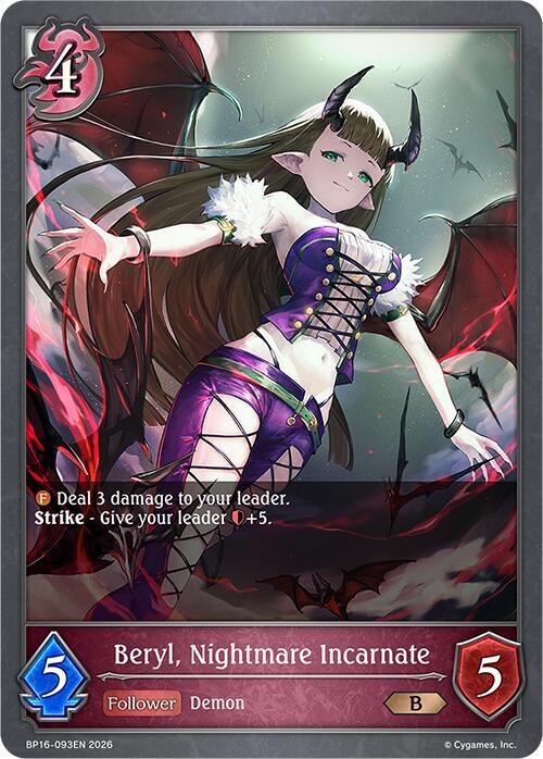 Beryl, Nightmare Incarnate