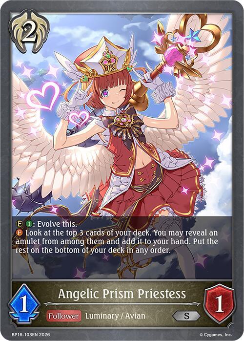 Angelic Prism Priestess - BP16: New World Genesis - Shadowverse