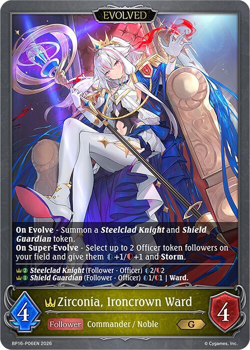 Zirconia, Ironcrown Ward (Evolved) - P06 (Foil)