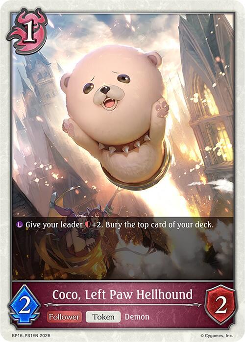 Coco, Left Paw Hellhound - P31 (Foil)