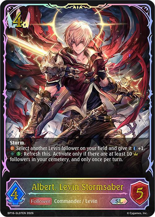Albert, Levin Stormsaber (SL)