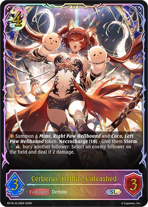 Cerberus, Hellfire Unleashed (SL) - BP16: New World Genesis