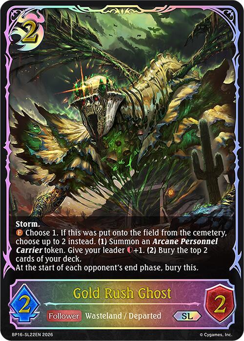 Gold Rush Ghost (SL) - BP16: New World Genesis - Shadowverse