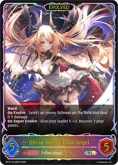 Olivia, Heroic Dark Angel (Evolved) (SL) - BP16: New World Genesis