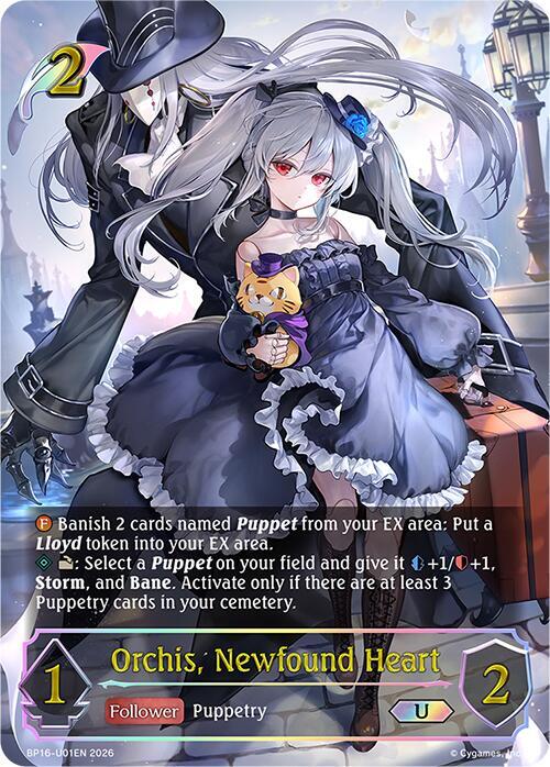 Orchis, Newfound Heart (U) - BP16: New World Genesis - Shadowverse