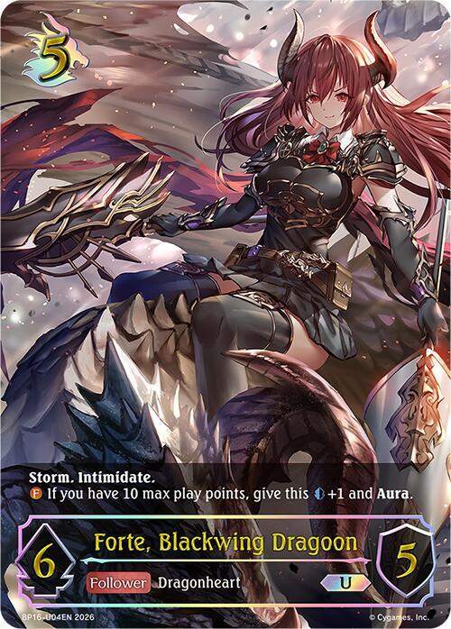 Forte, Blackwing Dragoon (U) - BP16: New World Genesis