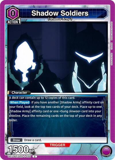Shadow Soldiers (Box Topper Foil) card