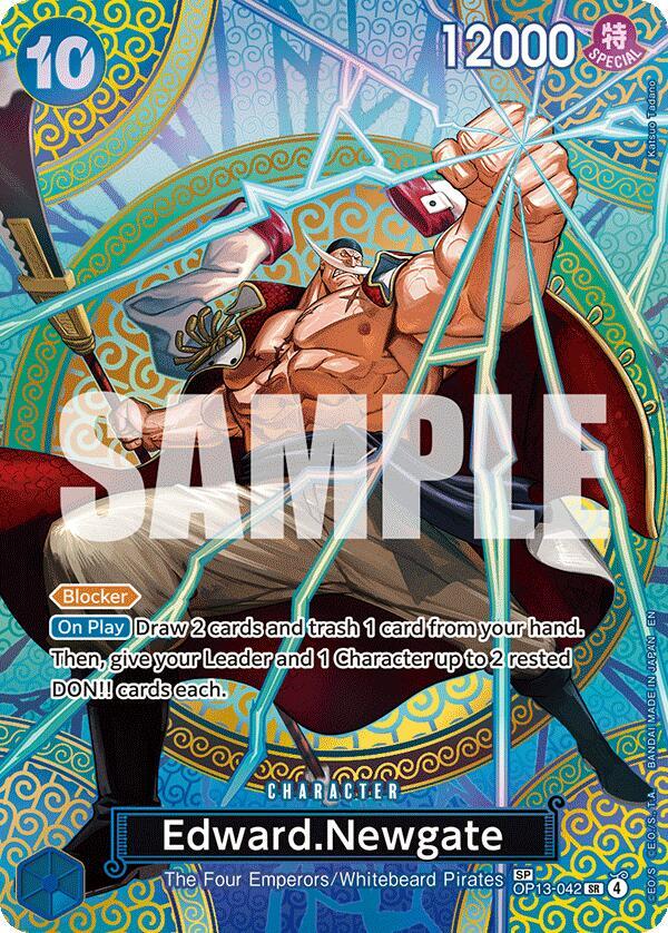 Edward.Newgate (SP) - Adventure on Kami's Island - One Piece Card