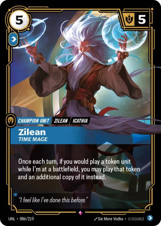 Zilean - Time Mage - Unleashed - Riftbound: League of Legends