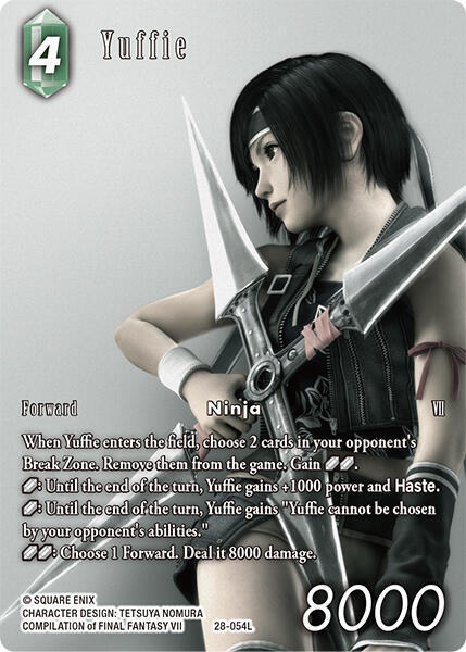 Yuffie (Full Art) - Dreamlike Oceans - Final Fantasy TCG