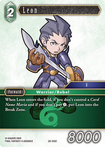 Leon - Dreamlike Oceans - Final Fantasy TCG - TCGplayer.com