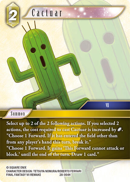 Cactuar - Dreamlike Oceans - Final Fantasy TCG - TCGplayer.com