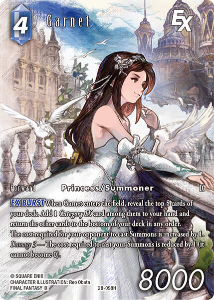 Garnet EX (Full Art) - Dreamlike Oceans - Final Fantasy TCG