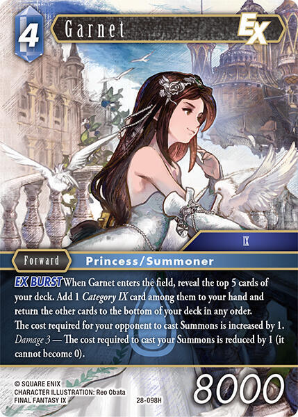 Garnet EX - Dreamlike Oceans - Final Fantasy TCG - TCGplayer.com