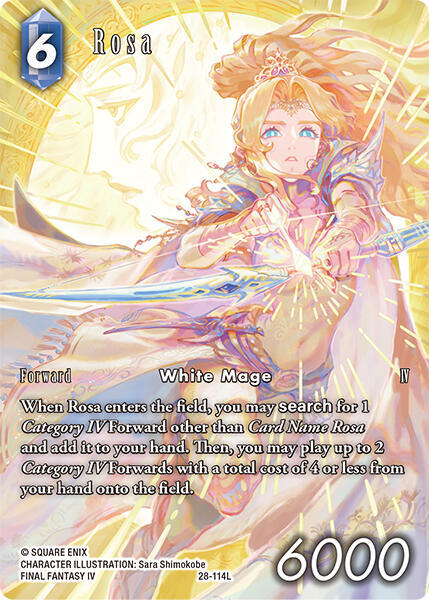 Rosa (Full Art) - Dreamlike Oceans - Final Fantasy TCG - TCGplayer.com