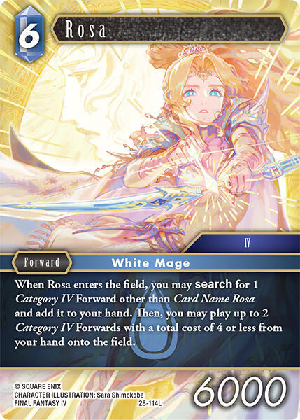 Rosa - Dreamlike Oceans - Final Fantasy TCG - TCGplayer.com