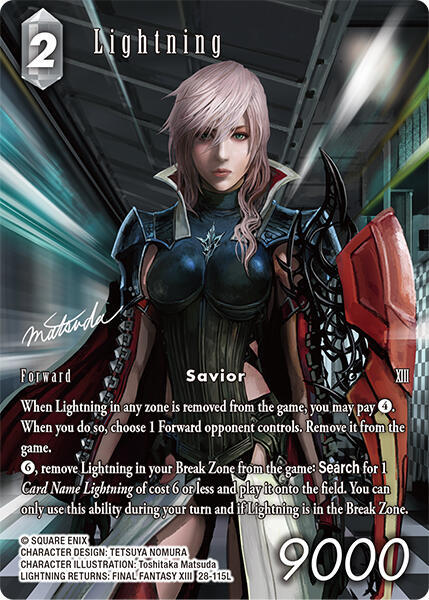 Lightning (Full Art) - Dreamlike Oceans - Final Fantasy TCG