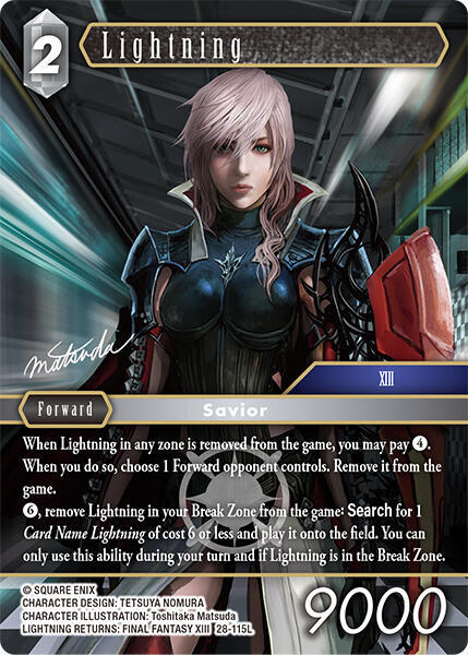 Lightning (115) - Dreamlike Oceans - Final Fantasy TCG - TCGplayer.com