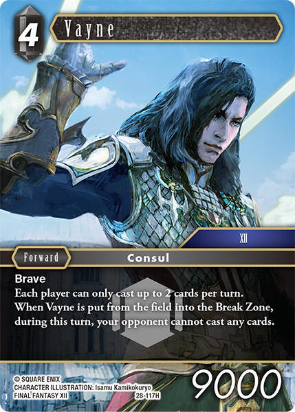 vayne final fantasy mtg Carudas Solidor (You may sacrifice an artifact or creature in addition to any other costs as you cast this spell.) Target creature gets Which Game Got The Most