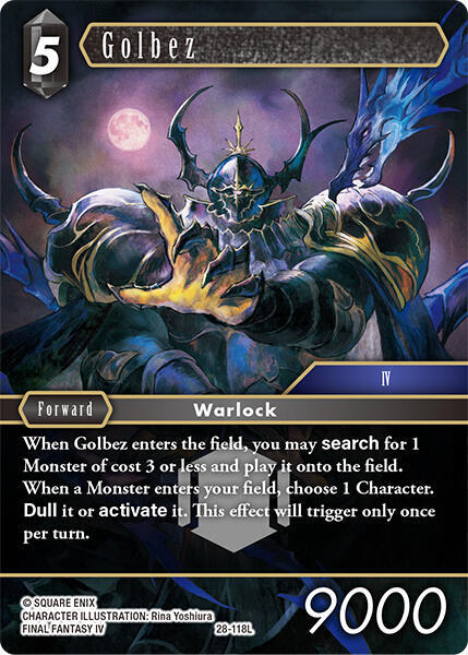 golbez final fantasy mtg Golbez, Crystal Collector (Prerelease) (FINAL FANTASY) | Promo