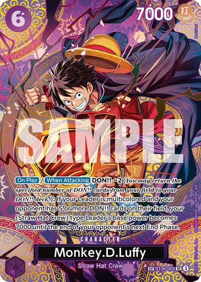 Monkey.D.Luffy (SP) Adventure on Kami's Island SR One Piece card — value and price